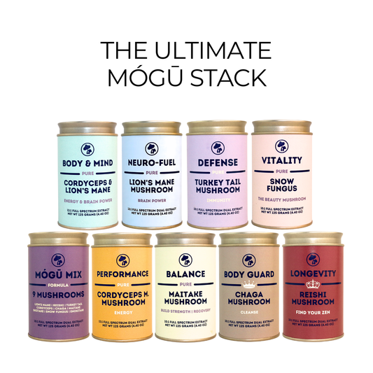 Mógū Stack - Paquete de 9 hongos - (1,125 gramos, más de 40 onzas)