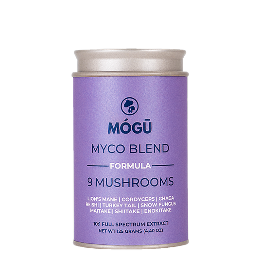 Fórmula de 9 hongos Orgánicos: Melena de león, Reishi, Cordyceps, Chaga, Cola de Pavo, Hongo de Nieve, Shiitake, Maitake y Enokitake. Disponible en 5 tamaños: 75, 100, 125, 200 y 250 gramos. Bolsa de cáñamo incluida!
